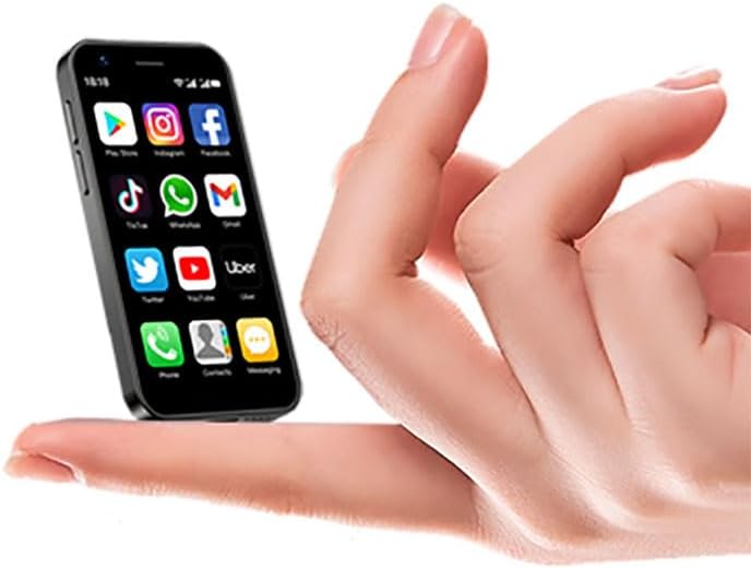iLight Mini Smartphone 16 Pro Max World's Smallest 16Pro Android Mobile Phone 4G Super Small Little 3" Touch Screen. Global Unlocked Great for Kids Teens. 3GB RAM / 64GB ROM Tiny Pocket iPhone 16 Plus
