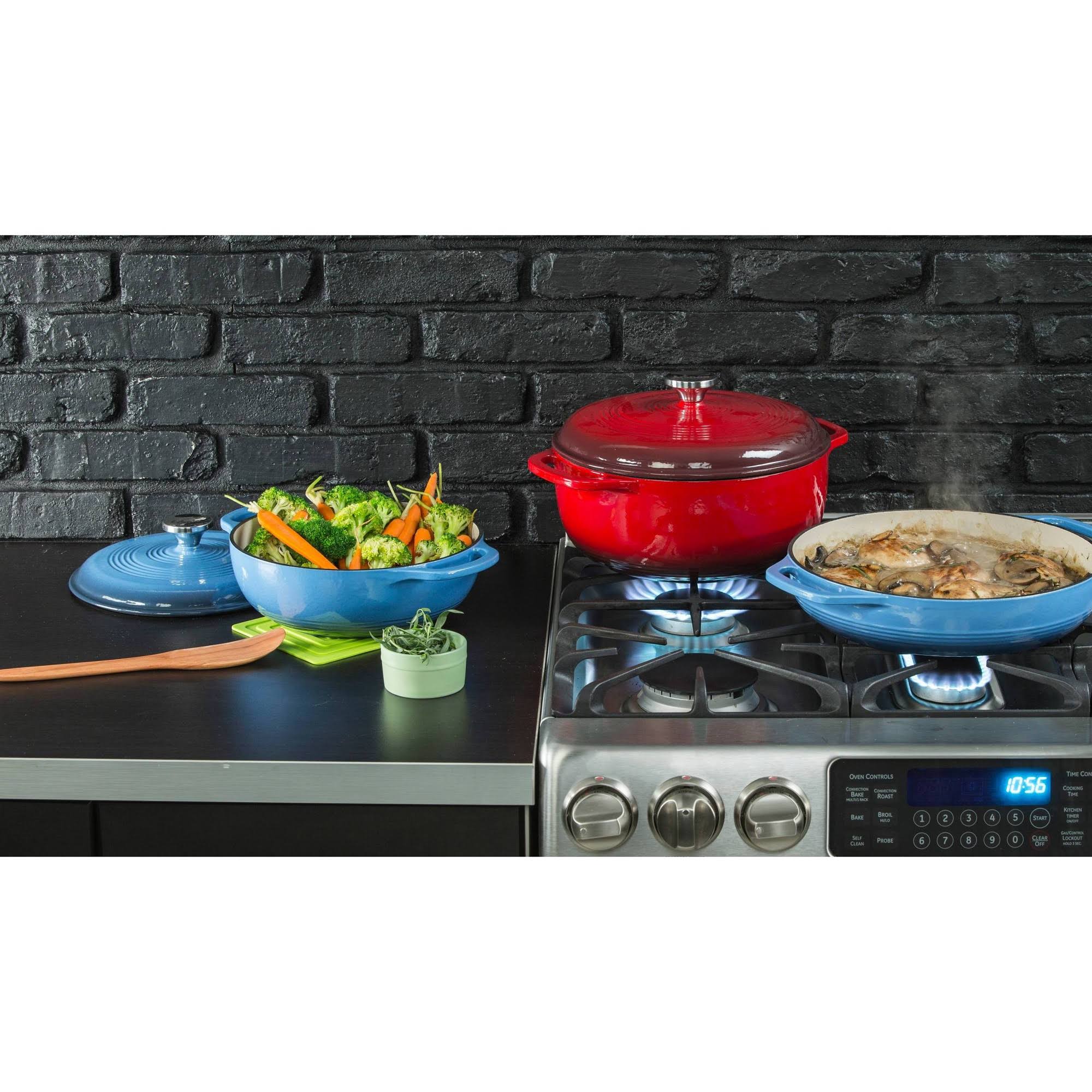Lodge Cast Iron Lodge Enamel 7.5-qt. Dutch Oven - Red