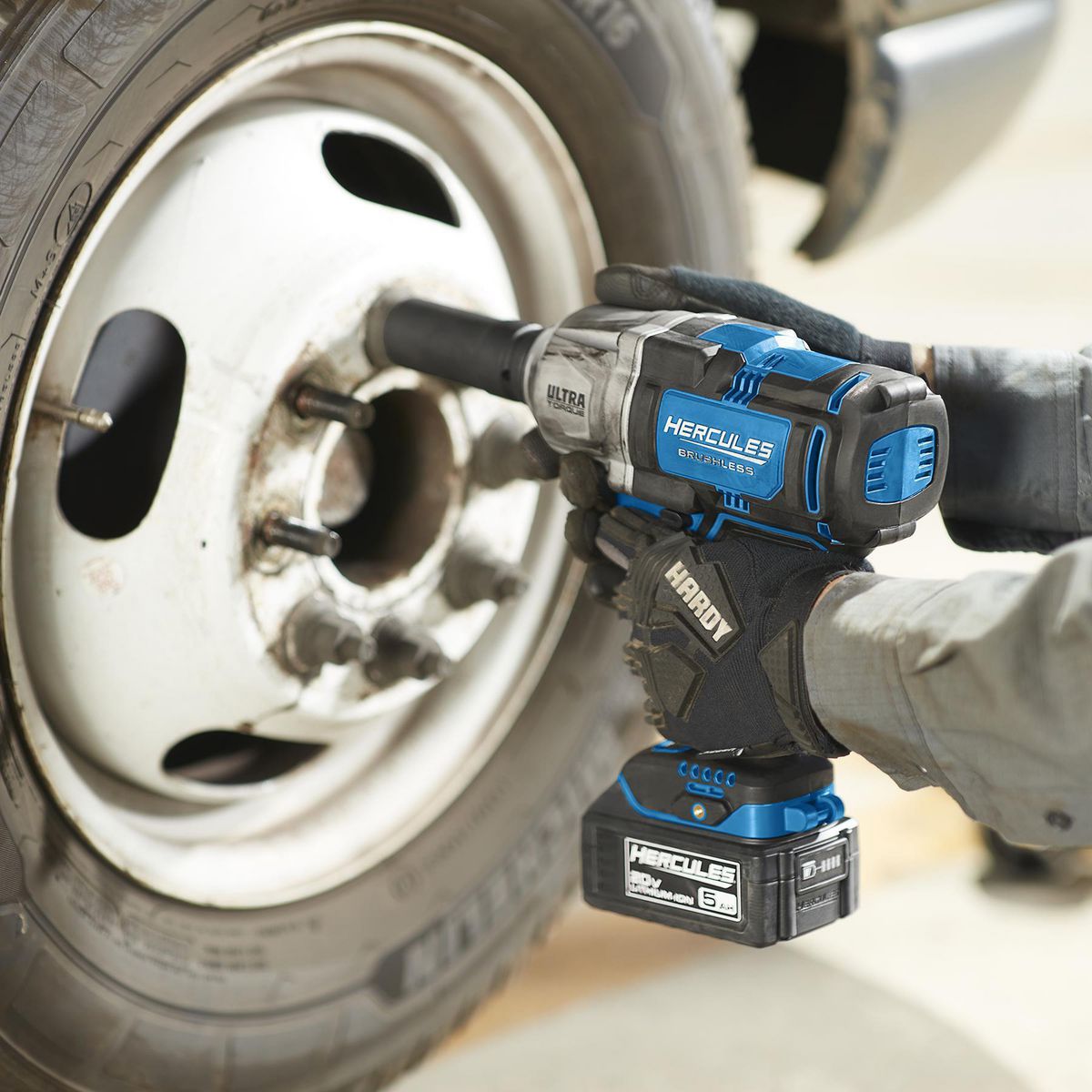 HERCULES 20V Brushless Cordless, 3/4 in. Ultra Torque Impact Wrench with Friction Ring - Tool Only