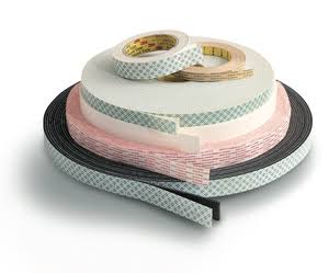 3M 106FXP Venture Tape Film Faced ASJ Tape White, 99 mm x 45.7 M, 12 per Case