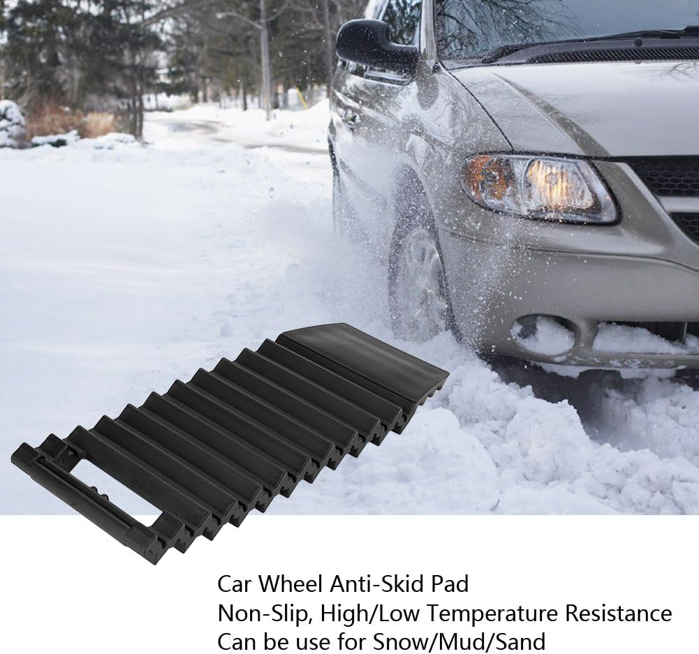 Yosoo Universal Car Wheel Anti Skid Pad Tire Traction Non-Slip Mat Plate Grip for Snow Mud