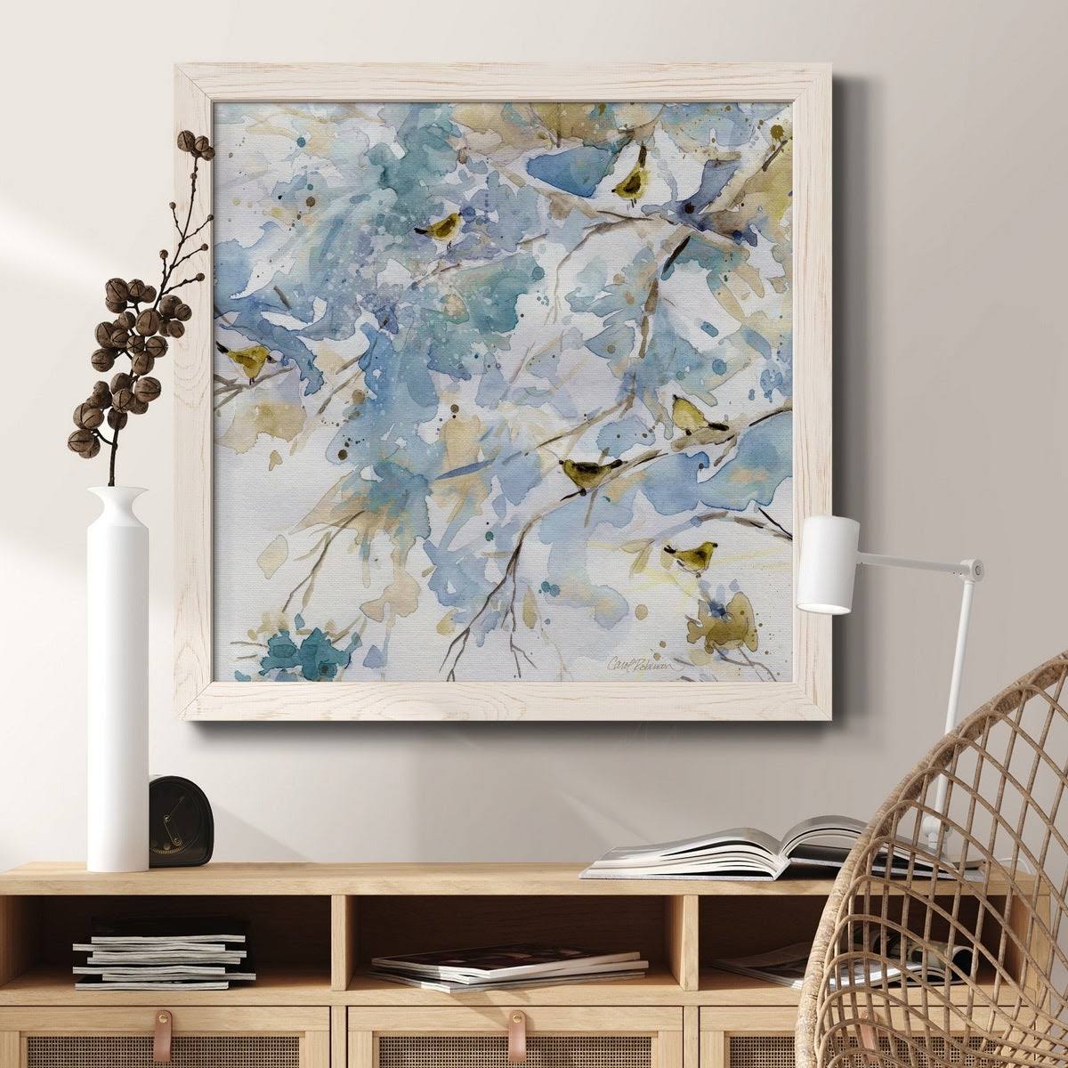 Topaz Spring II-Premium Framed Canvas - Ready to Hang - 34.5x34.5 - Maple