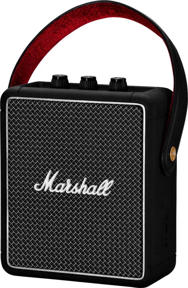 Marshall - Stockwell II Portable Bluetooth Speaker - Black u0026 Brass