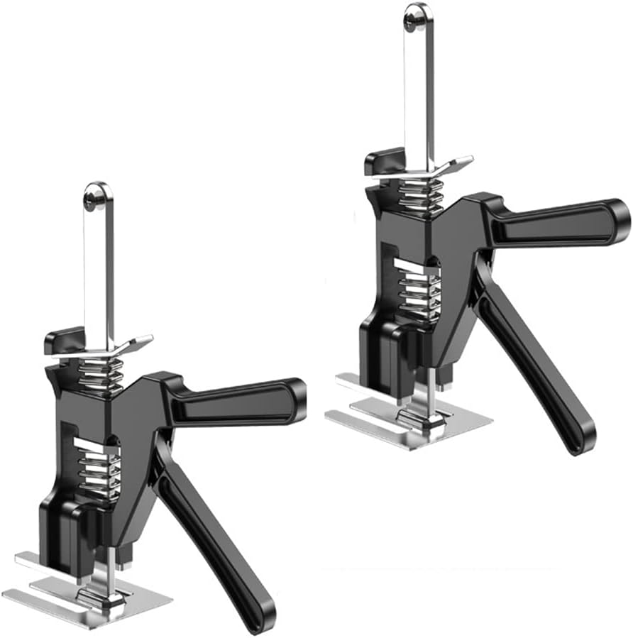2 Packs Handheld Labor Saving Arm Jack, DORNLAT Elevator Door Panel Lifting Cabinet Jack, Up to 300 Lb, Board Lifter, Wall Tile Height Adjuster Furniture Drywall Jack Pack of 2