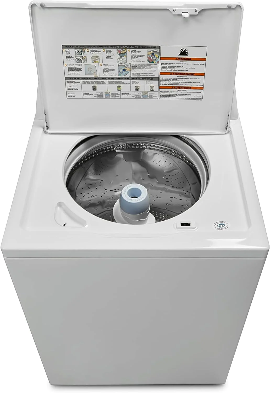 Kenmore 02620362 Top-Load Washer with Triple Action Agitator, 3.8 Cu. ft. Capacity