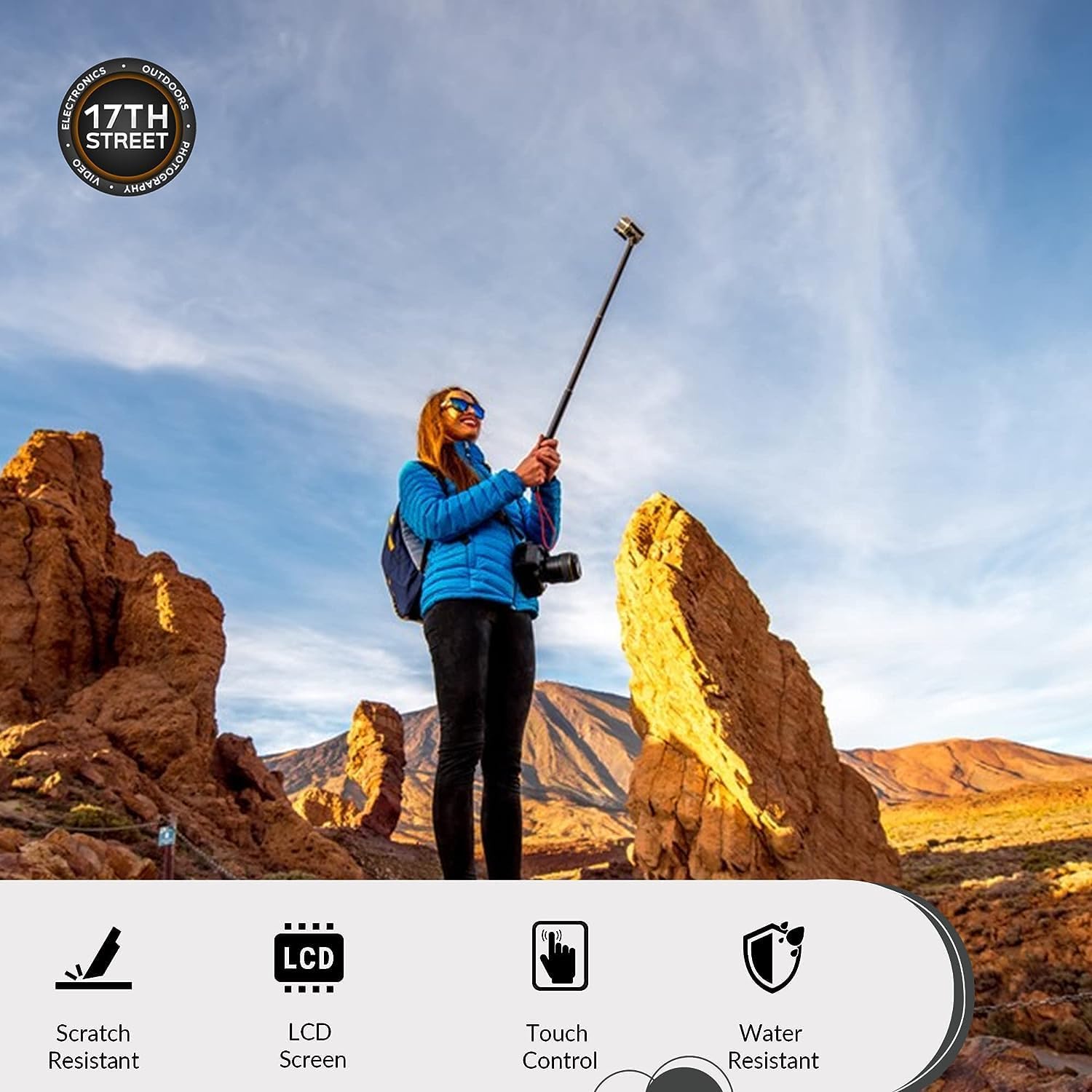 GoPro HERO11 Black 27MP Wi-Fi & Bluetooth Connectivity with Sandisk 128 GB Memory Card Enduro Rechargeable Battery (Bundle Set)