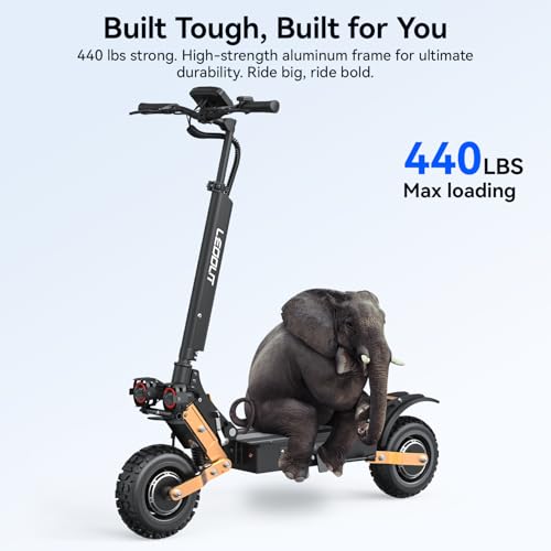 Electric Scooter, 31/53Mph Top Speed, 1000W/5600W Motor, 40/59Mi Long Range, NFC Dashboard, Dual Suspension & Brake System Electric Scooter for Adults