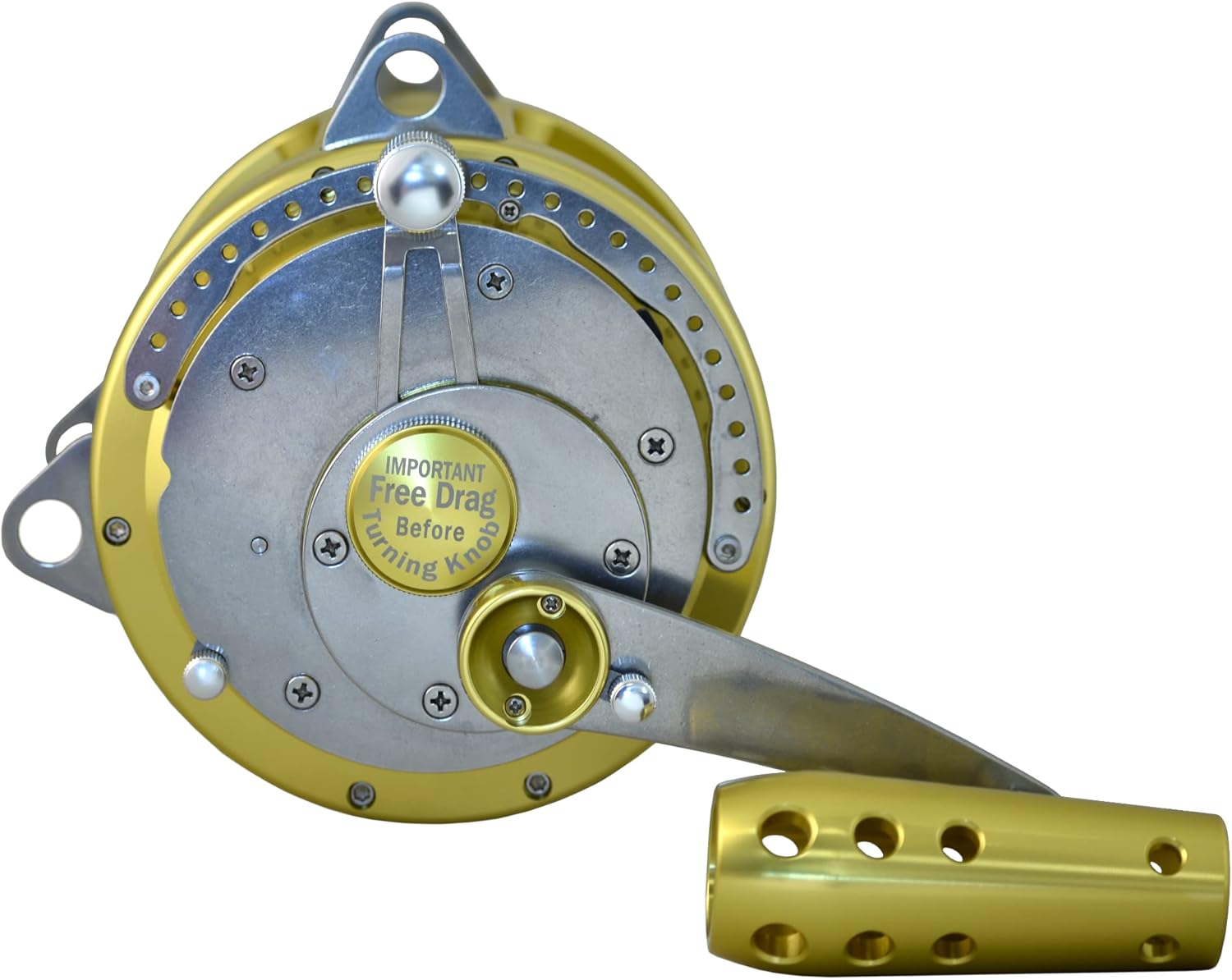 EatMyTackle 80W 2-Speed Twin Drag Fishing Reel | Big Game Saltwater Trolling