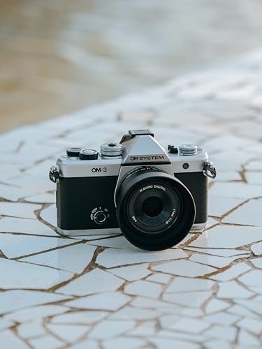 OM System Om-3 Mirrorless Micro Four Thirds Lens System Camera with Backside-Illuminated Stacked Live MOS Sensor and Built-in 5-Axis Sensor-Shift Image Stabilization