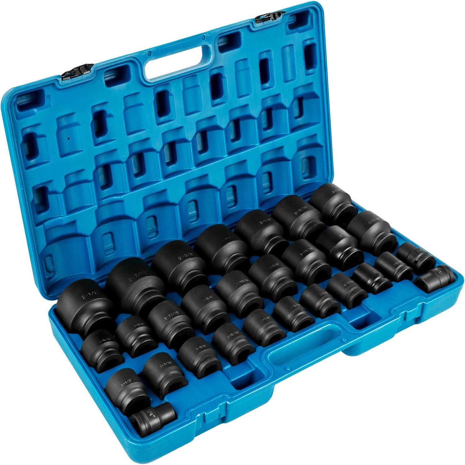 VEVOR Impact Socket Set 3/4 Inches 29 Piece Impact Sockets 6-Point Sockets - Shop Hardware Tools Online Store