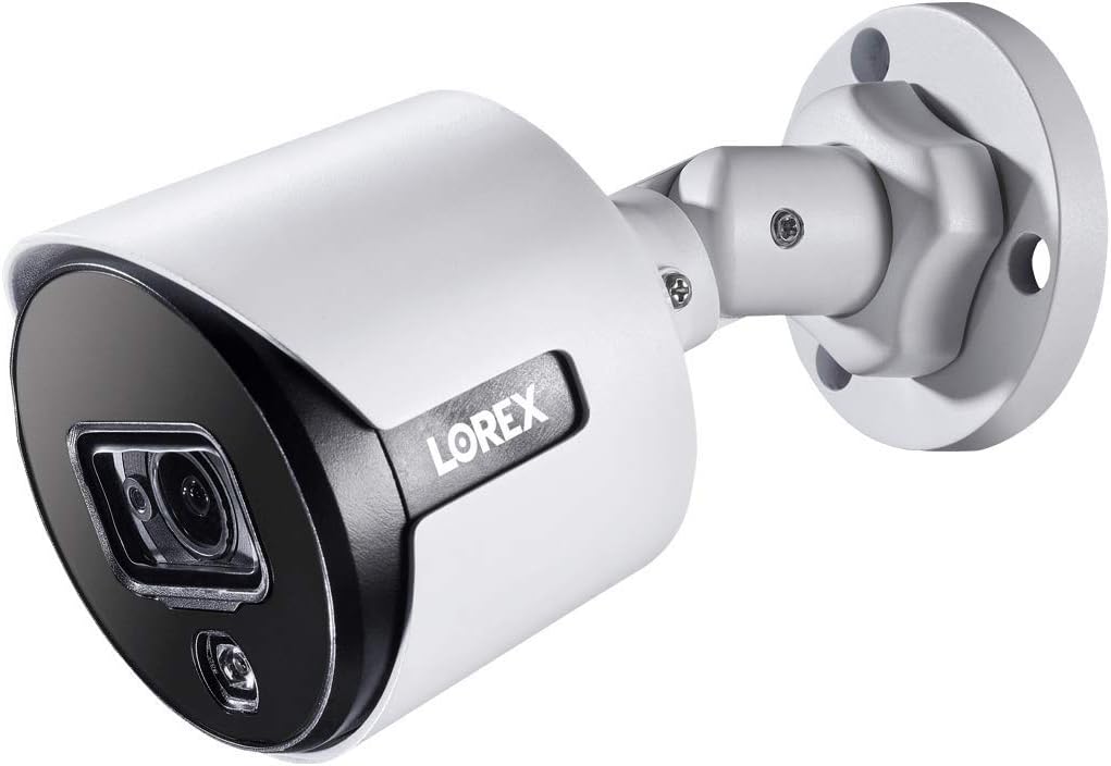 Lorex 4K Ultra HD Security System with 8-Channel DVR and Eight 4K (8MP) Active Deterrence Cameras Featuring Smart Motion Detection and Smart Home Voice Control