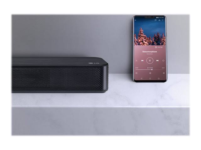 LG - 2.1-Channel 300W Soundbar System with 6x22 Subwoofer - Black SL4Y