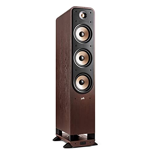 Polk Signature Elite ES30 Center Channel Speaker - Hi-Res Audio Certified, Dolby Atmos & DTS:X Compatible, 1" Tweeter & Two 5.25" Woofers, Dual Power Port for Effortless Bass, Elegant White-Washed