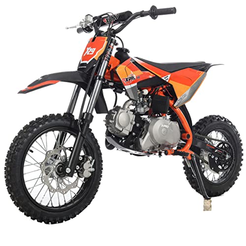 X-PRO X29 110cc Dirt Bike with Automatic Transmission, Electric Start,14"/12" Tires! Assembled and Tested! (Black)