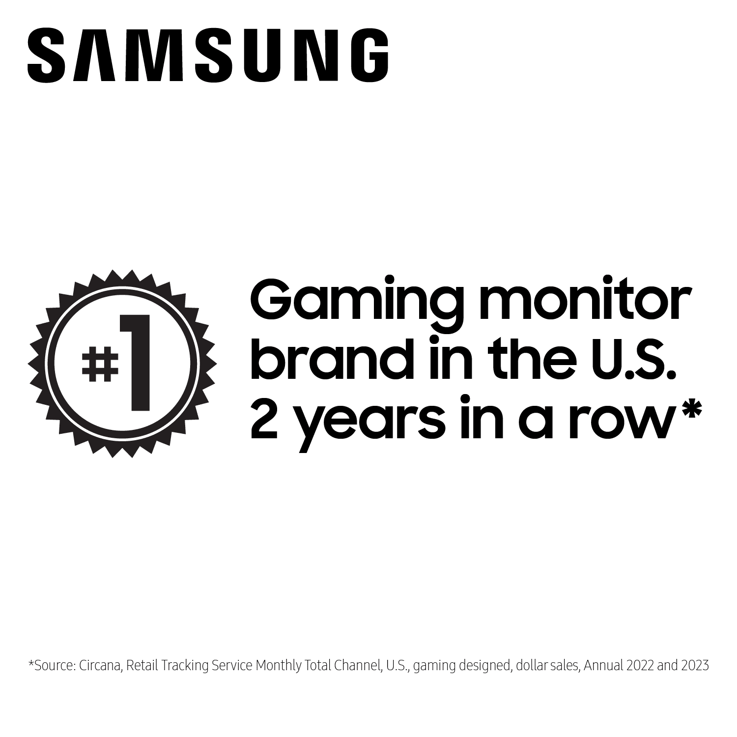 SAMSUNG 32" 165 Hz (Max) VA WQHD Gaming Monitor FreeSync Premium (AMD Adaptive Sync) 2560 x 1440 (2K) HDMI, DisplayPort, Audio Odyssey G55A LS32AG552ENXZA