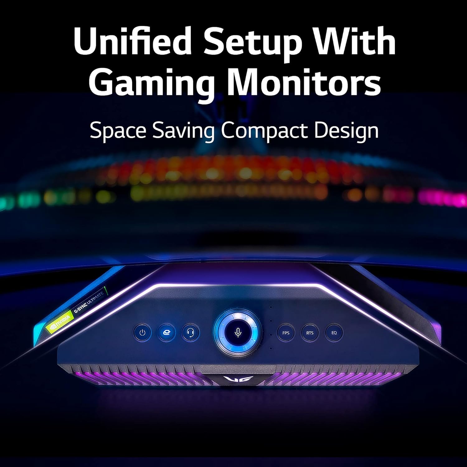 LG Ultragear GP9 - Portable Gaming Speaker with DTS Headphone:X, Hi-Fi Quad DAC, Microphone for Voice Chat, 5 Hour Battery Life, Hi Resolution Audio, Bluetooth