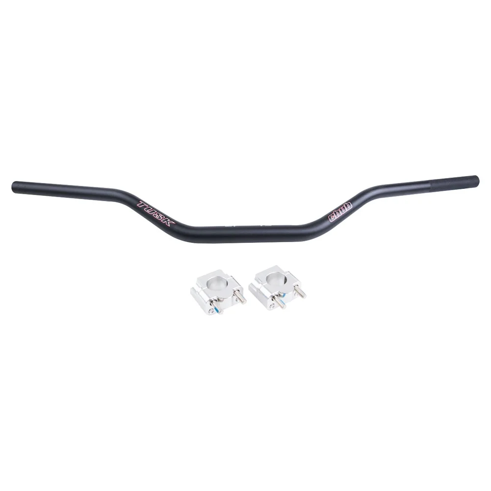 Tusk Universal Big Bar Clamp and Bar Kit Tusk Chub Big Bar CR High Bend Black For Cannondale X440s 2002
