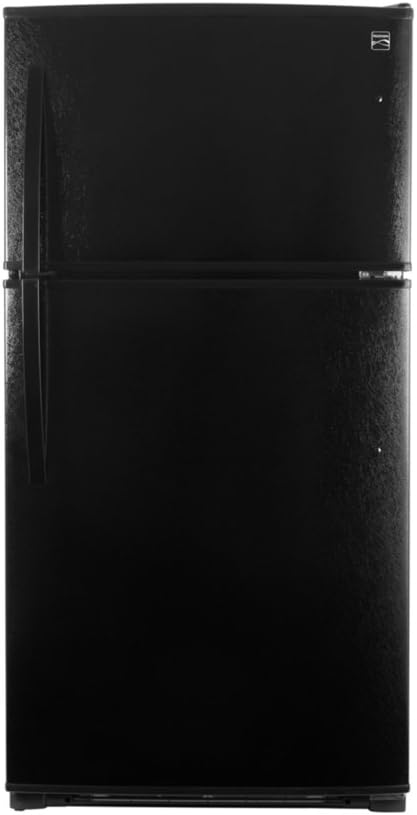 Kenmore Top-Freezer Refrigerator with Ice Maker and 21 Cubic Ft. Total Capacity, Black