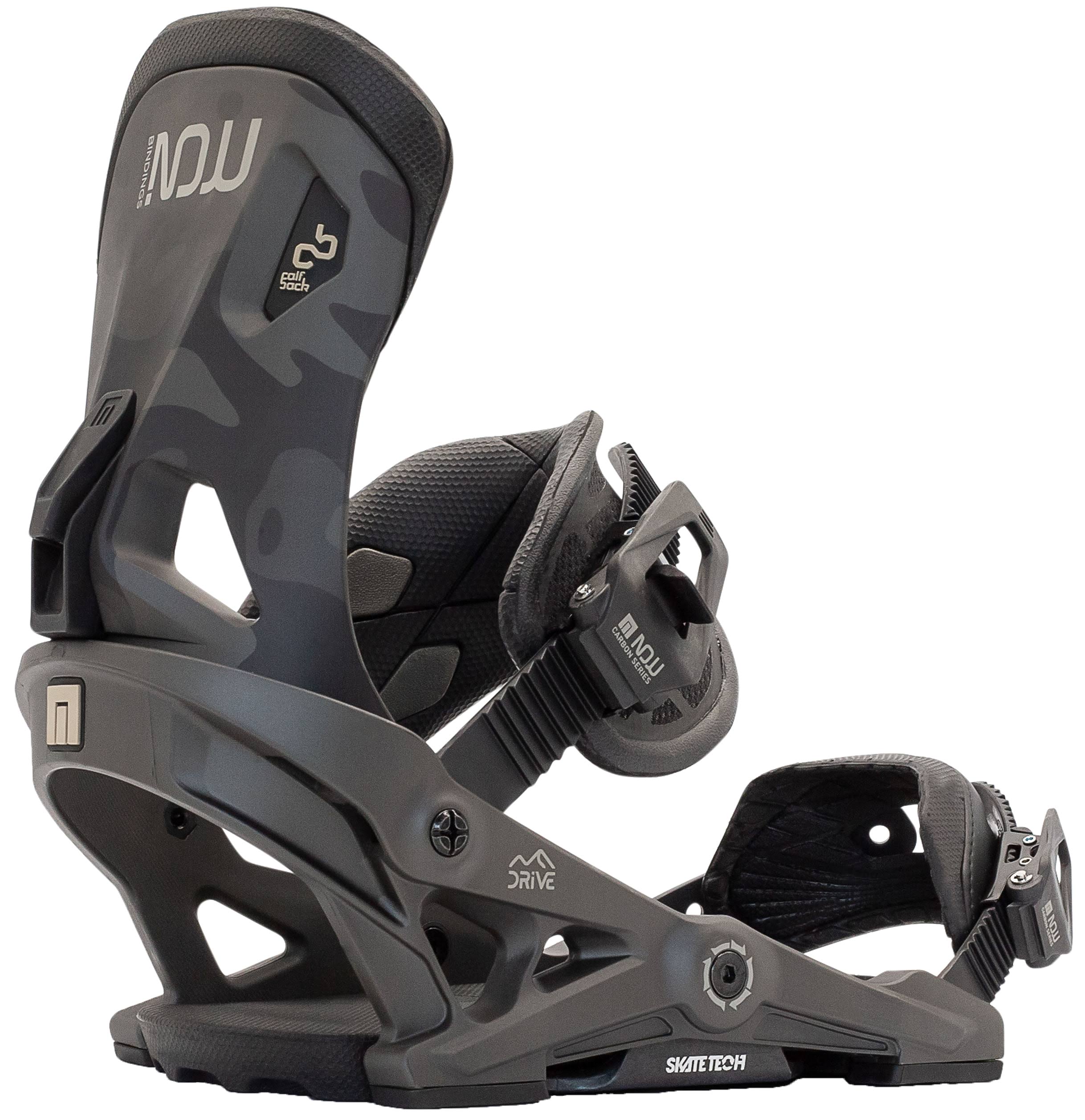 Now Drive Snowboard Bindings - Charcoal M
