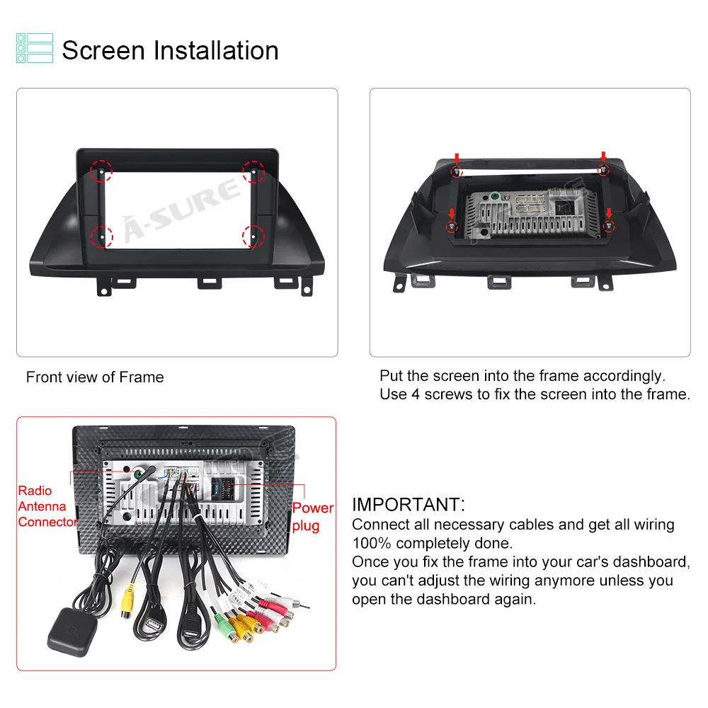 Android Car Stereo Radio 2+32G Navi GPS Wifi CarPlay for Honda Odyssey 2005-2010