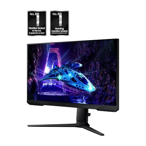 Samsung 27-Inch Odyssey G3 (G30D) Series FHD Gaming Monitor, 1ms, 180Hz, AMD FreeSync, Adjustable Stand, Black Equalizer, Virtual Aim Point, Eye Saver Mode, Flicker-Free, LS27DG302ENXZA