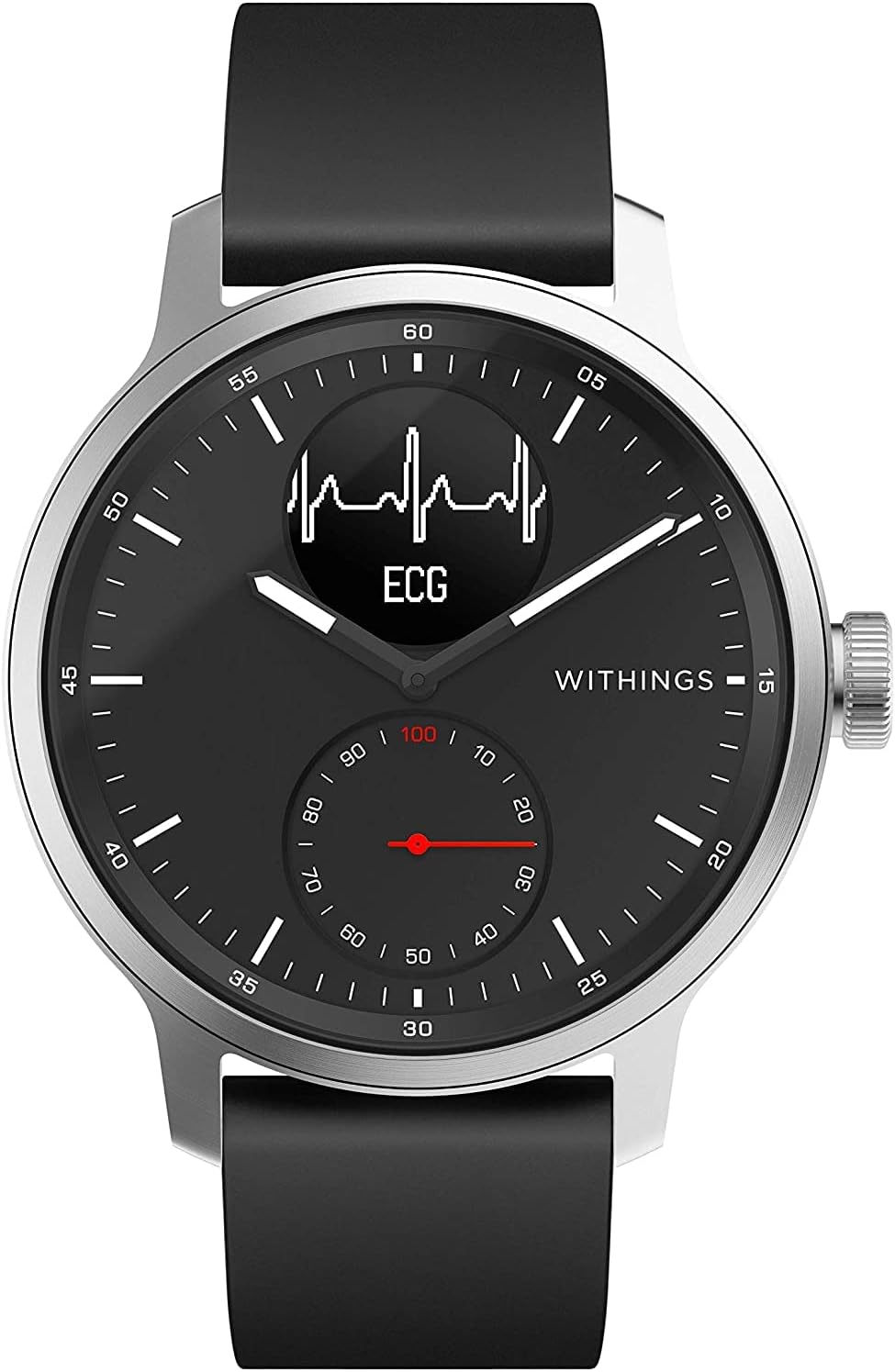 Withings ScanWatch – Hybrid Smartwatch with ECG, Heart Rate and Oximeter
