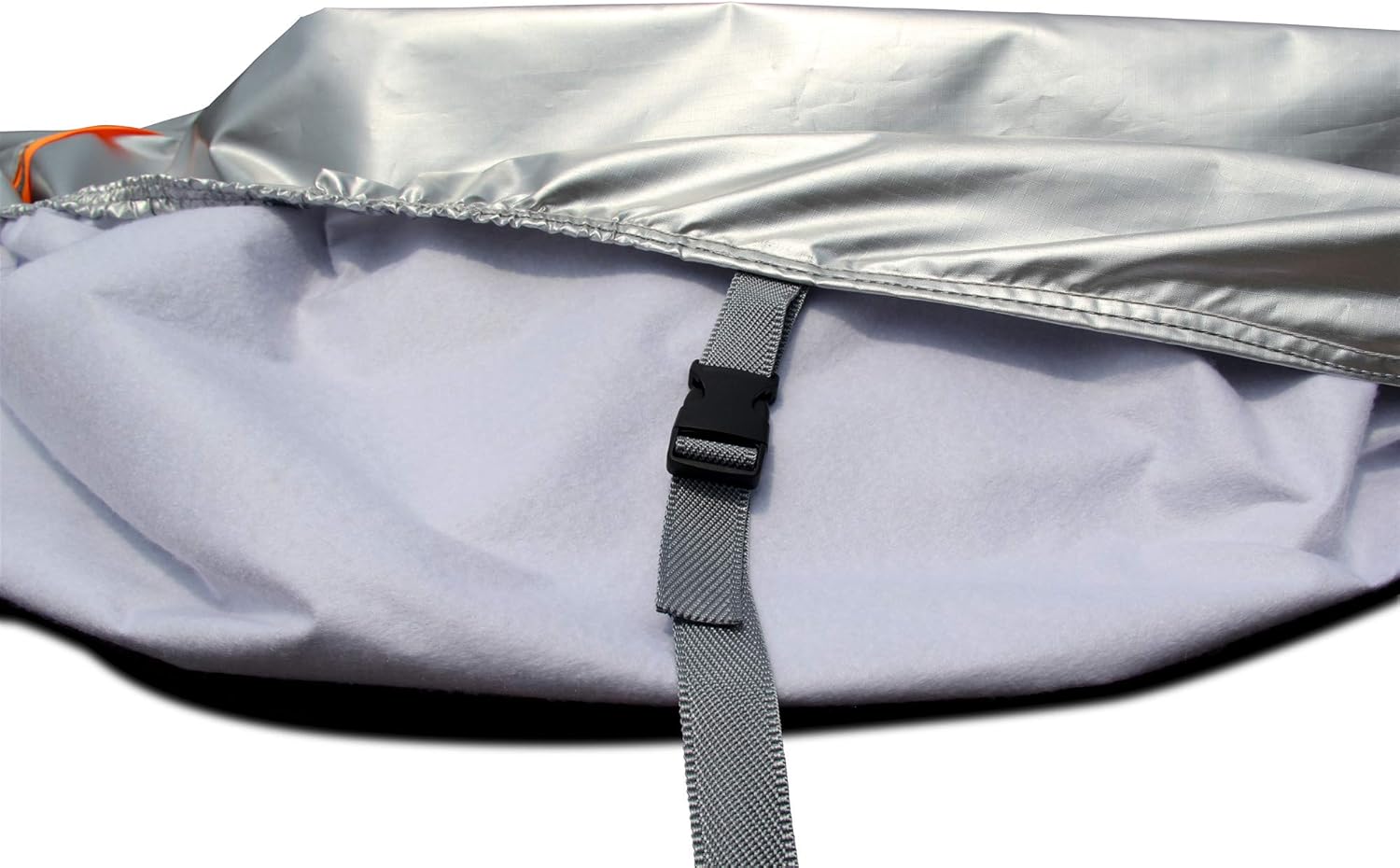 Tecoom Super Heavy Duty Multiple Layers Car Cover All Weather Waterproof Windproof Snow Sun Rain Protective with Buckles & Belt,Without Mirror Pockets Fit 150-178 Length Coupe/Convertible/Sport Car