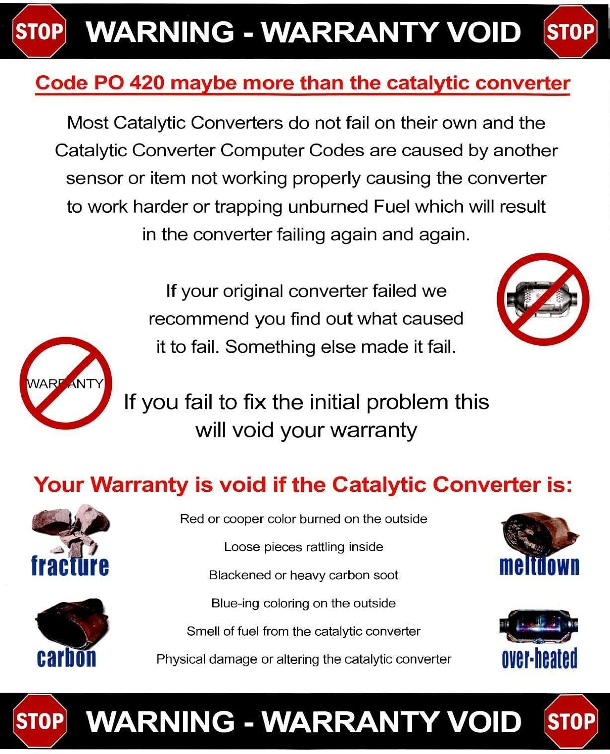 Catalytic Converter Fits F-150 97-98 5.4L 4 wheel Drive W/ 4R100 Trans Code