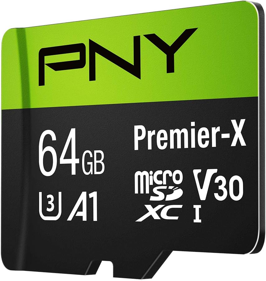 PNY 512GB Premier-X Class 10 U3 V30 microSDXC Flash Memory Card