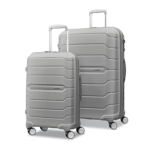 Samsonite Freeform 21-Inch Hardside Carry-On Luggage - Hardshell Carry-On Suitcase - TSA, Airline-Approved - Expandable Hard Shell, Smooth Rolling Spinner Wheels for Lightweight Travel - Navy