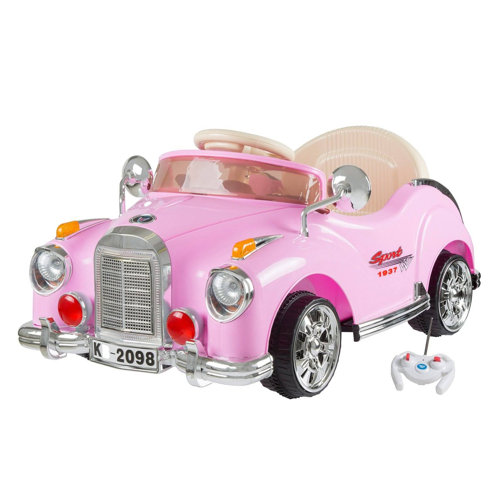 Trademark Global Classic Car Coupe Battery Powered Ride on with Sound