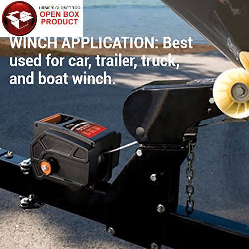 Master Lock Electric Winch Portable 12-Volt DC 2953at