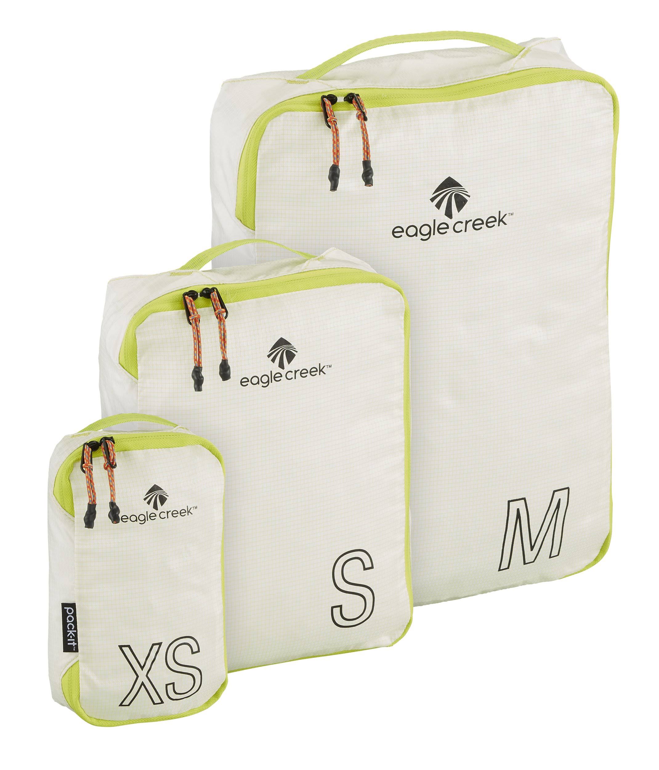 Eagle Creek - Pack-It Specter Tech Cube Set XS/S/M White/Strobe - Avayadevconnect