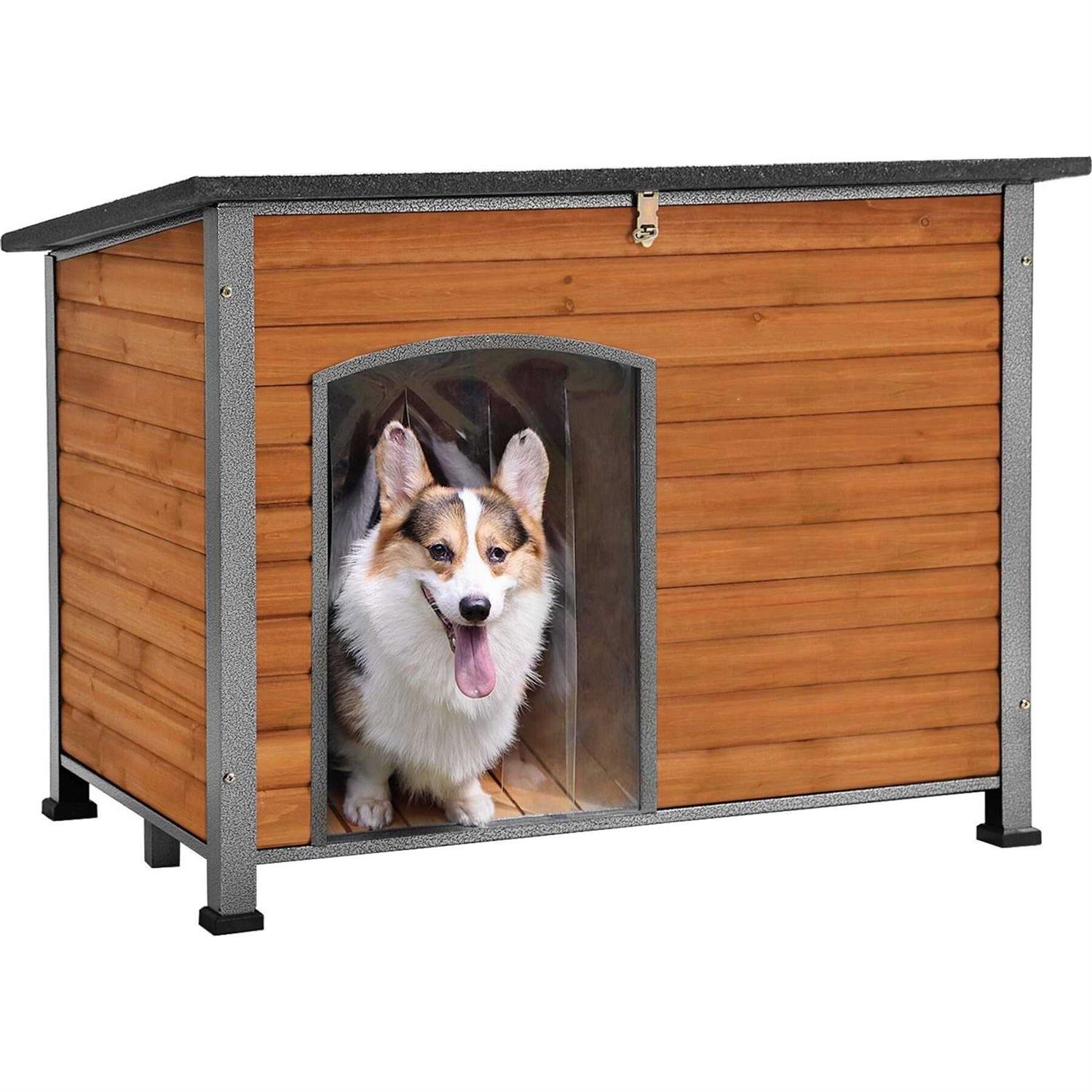 aivituvin Wooden Heavy-Duty Dog Crates House with Strong Iron Frame - Pet Supplies online store