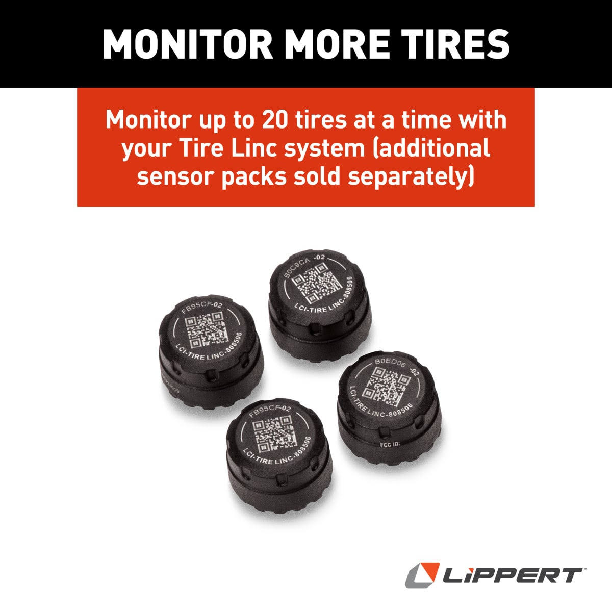 Lippert 2020106863 Tire Linc Tire Pressure and Temperature Monitoring System