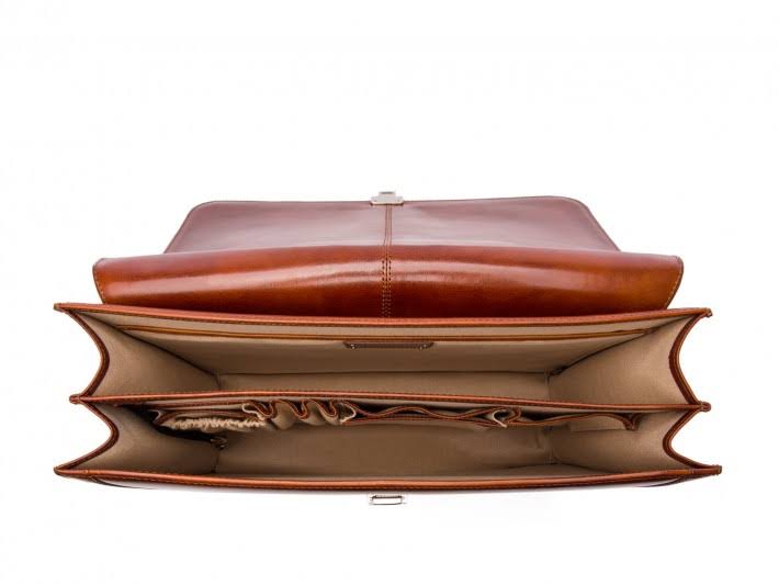Bosca Old Leather Amber Double Gusset Brief