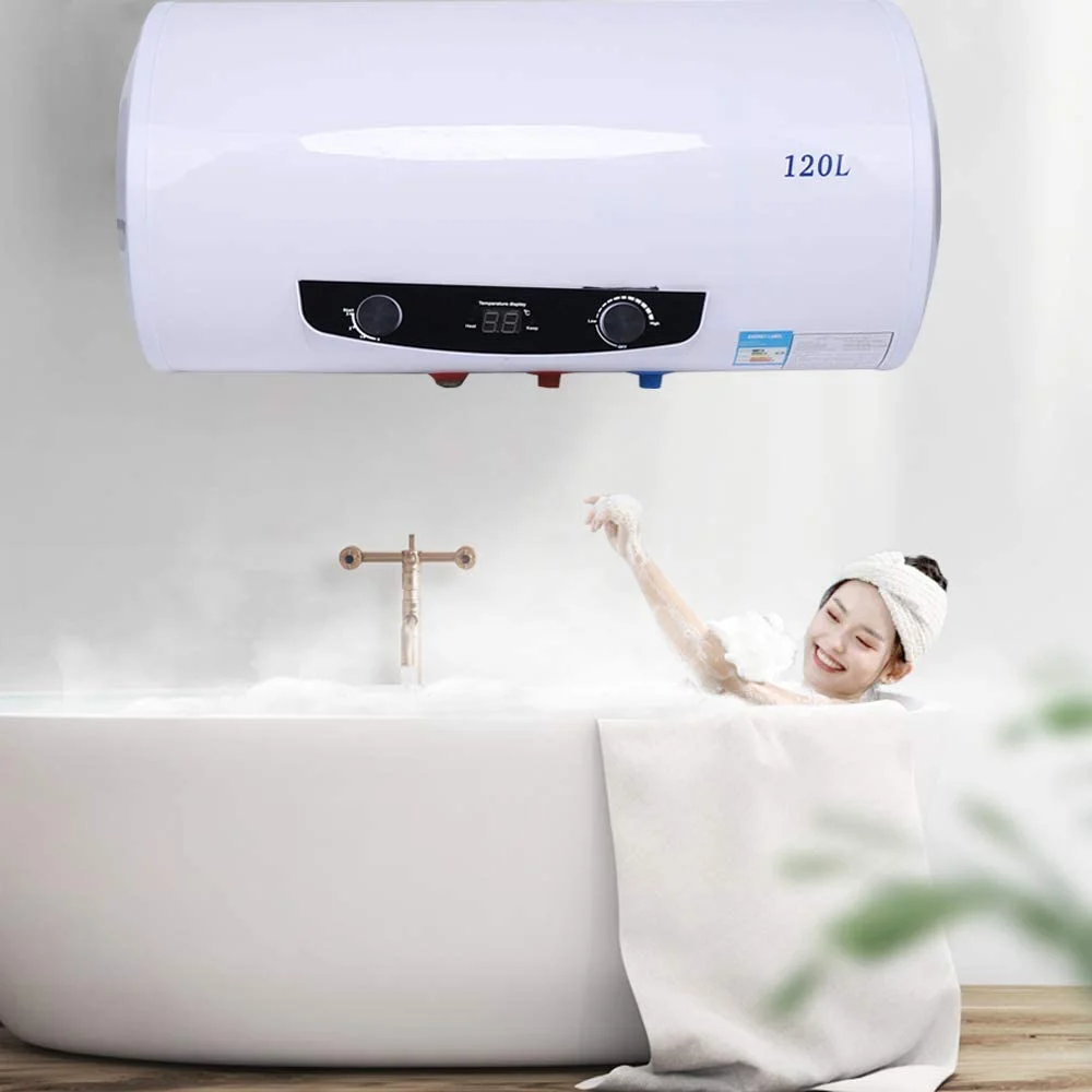 DENEST 110V Electric Instant Hot Water Heater Tank for Household Shower 120L