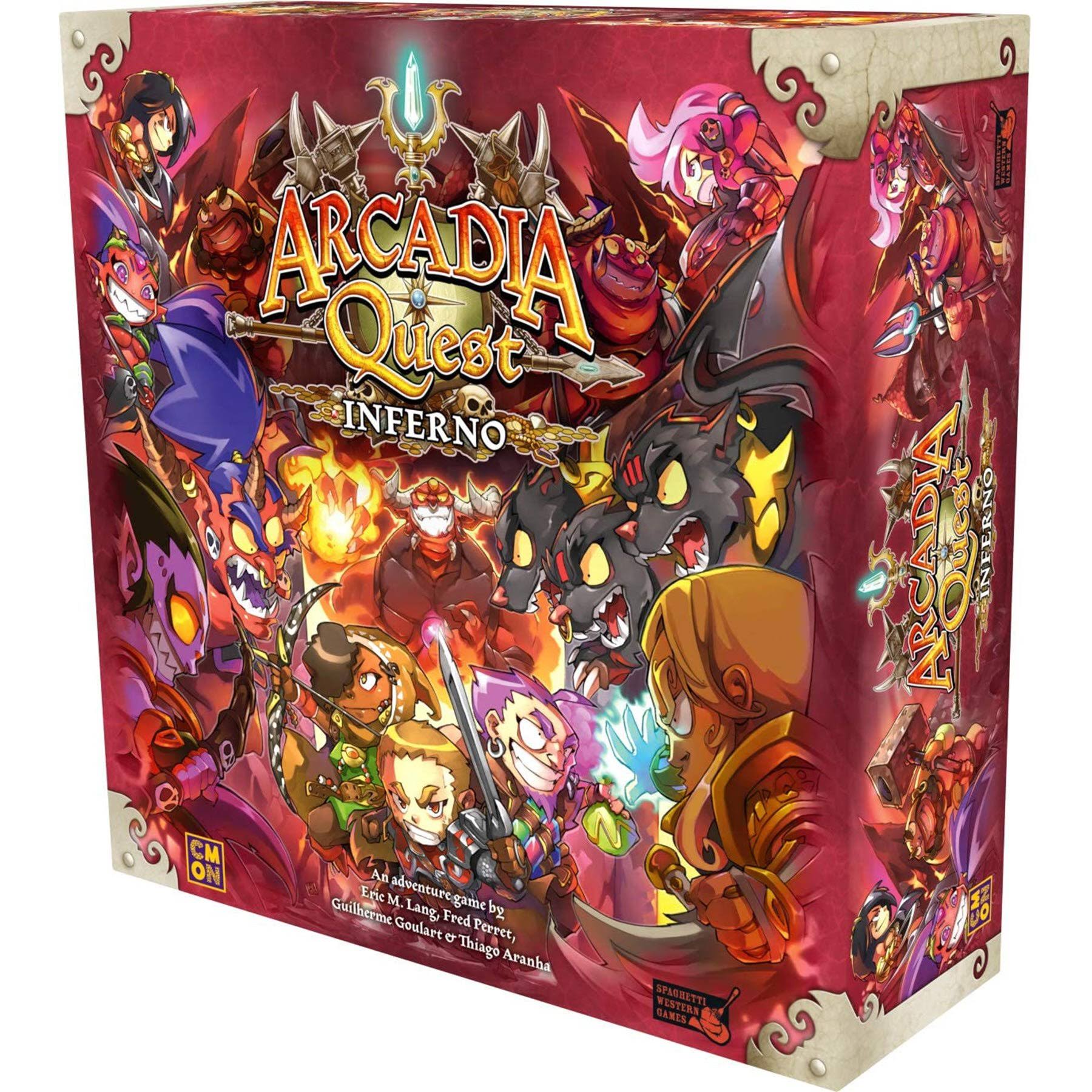 CMON Arcadia Quest Inferno Board Game