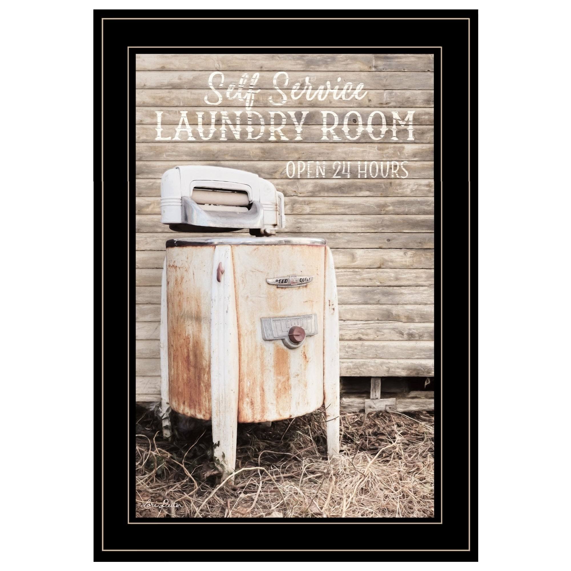 Fresh Laundry by Lori Deiter, Ready to Hang Framed Print, Black Frame - Avayadevconnect