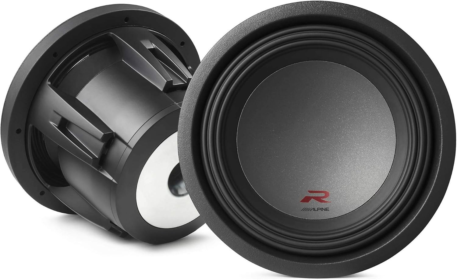 Alpine Type R 12 Inch 2250 Watt Max 2 Ohm Round Car Audio Subwoofer (2 Pack)