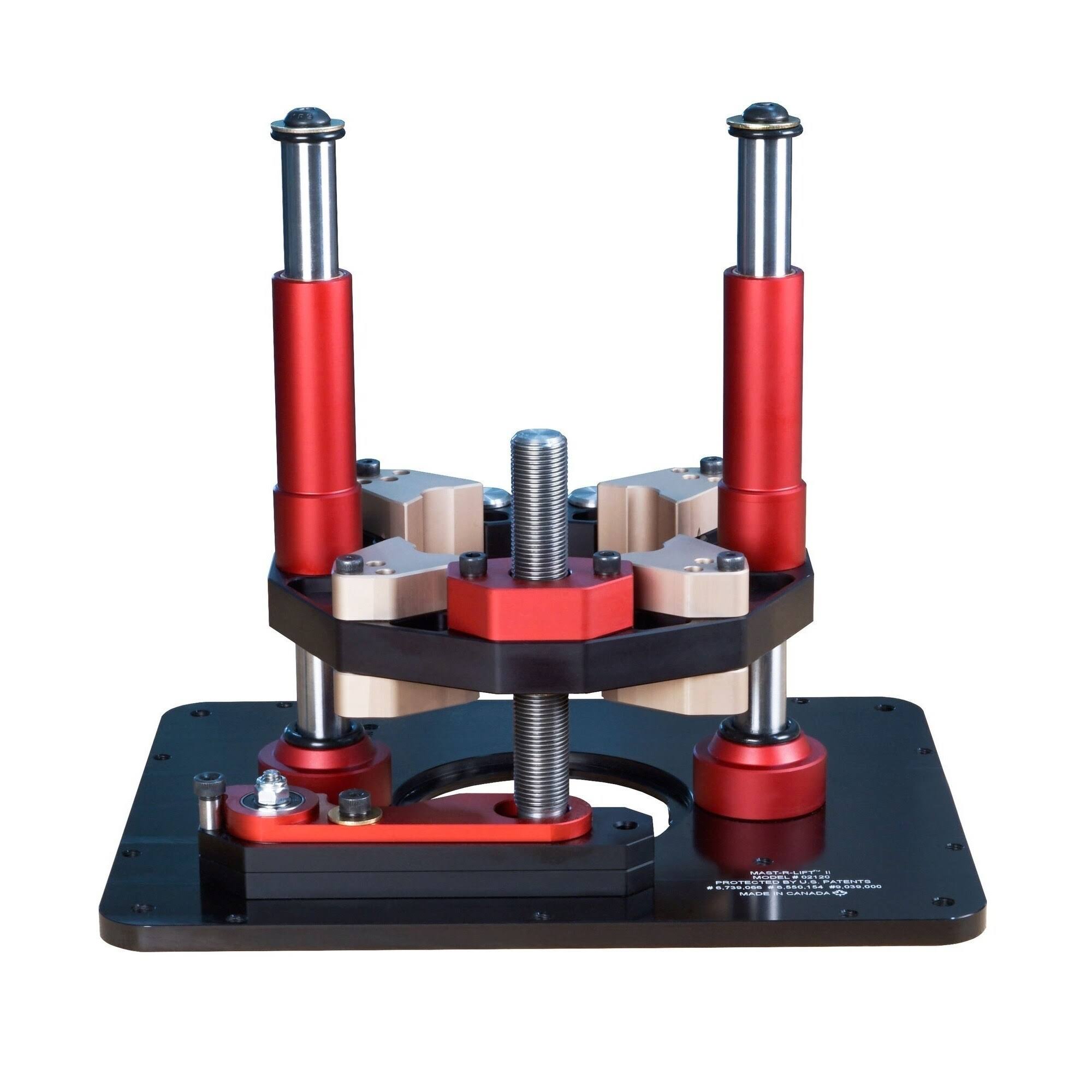 JessEm 02120 Mast-R-Lift II Router Lift with 9-1/4-Inch by 11-3/4-Inch Top Plate
