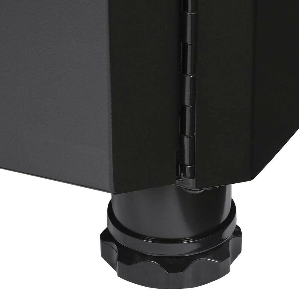 Husky Garage Floor Cabinet 72 in. H x 36 in. W Adjustable Shelves Steel Black