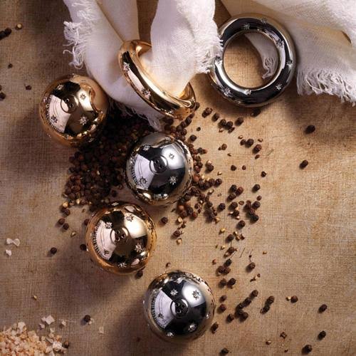 L&Objet Stars Spice Jewels Salt u0026 Pepper Shakers - Platinum