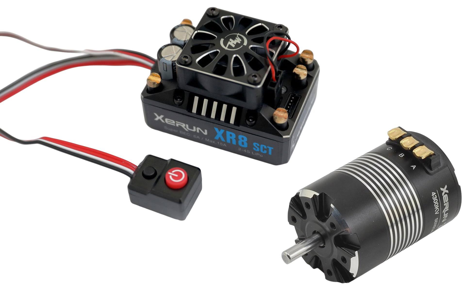 Hobbywing XR8 SCT Pro ESC Combo with 3660 SD-D (3200kV) Motor