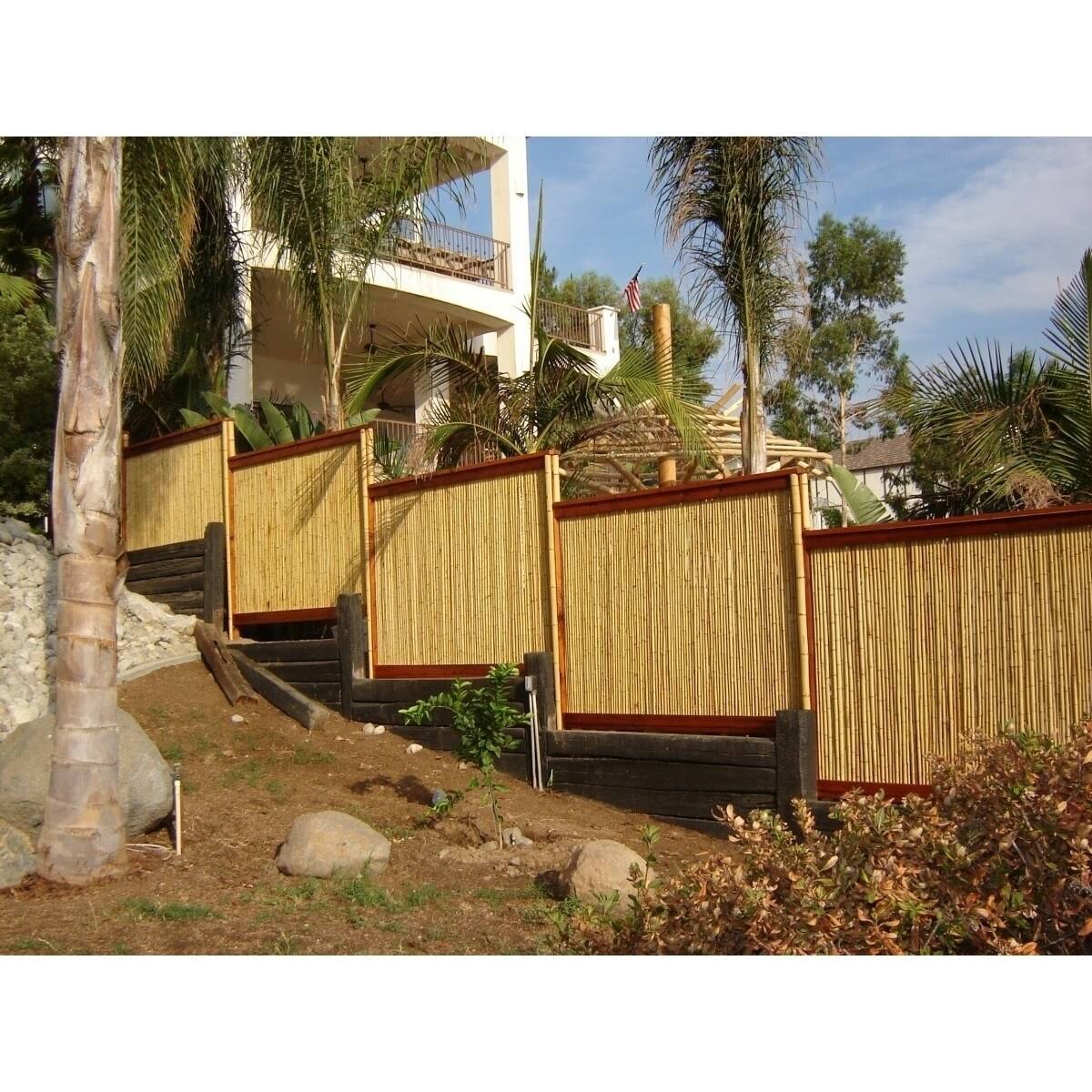 Backyard X-Scapes Bamboo Fencing, Natural