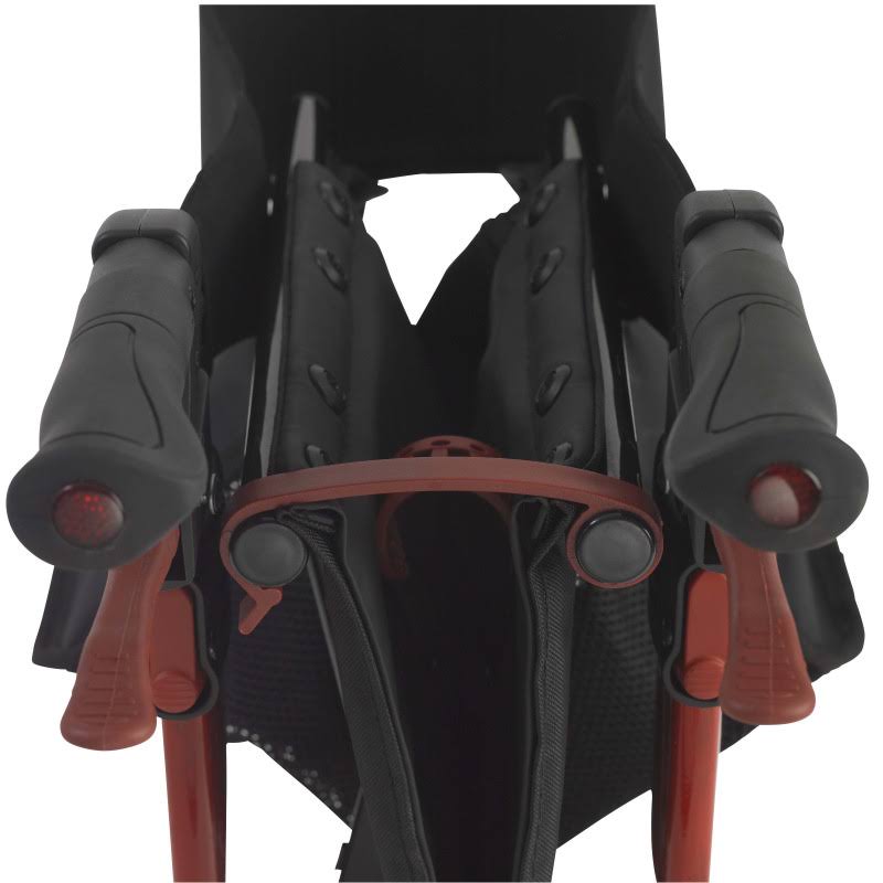 Drive Medical RTL10266 Nitro Euro Style Walker Rollator, Red