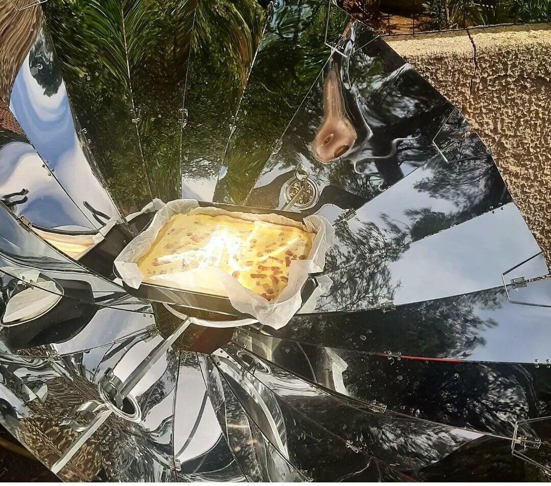 Foldable Solar Oven, Portable, Solar Grill, Solar Cooker, Solar Oven, Aluminum, 400W, Camping, Outdoor Oven, Survival