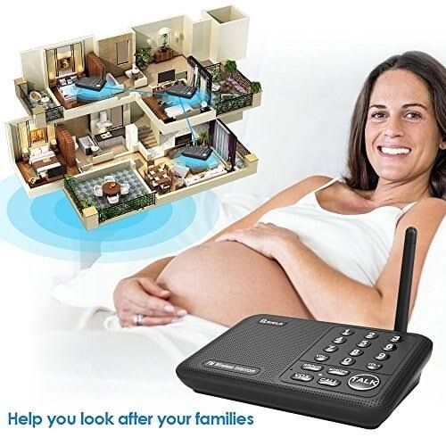 Qniglo Wireless Intercom System 10 Channel 1800 Feet Long Range FM Intercoms Wireless for
