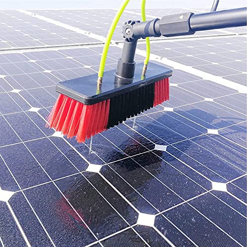 Window Cleaning Telescopic Pole, 3m-10m Water Fed Extendable Brush Suitable for Cleaner Conservatory Roof Photovoltaic Panel Cleaning