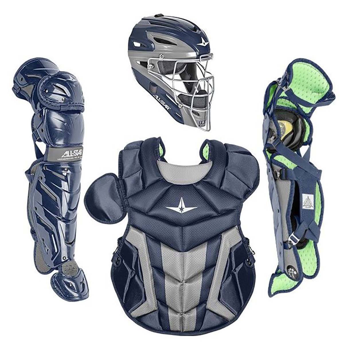 All Star CK912S7X Youth System7 Axis Pro Catchers Gear Set Royal